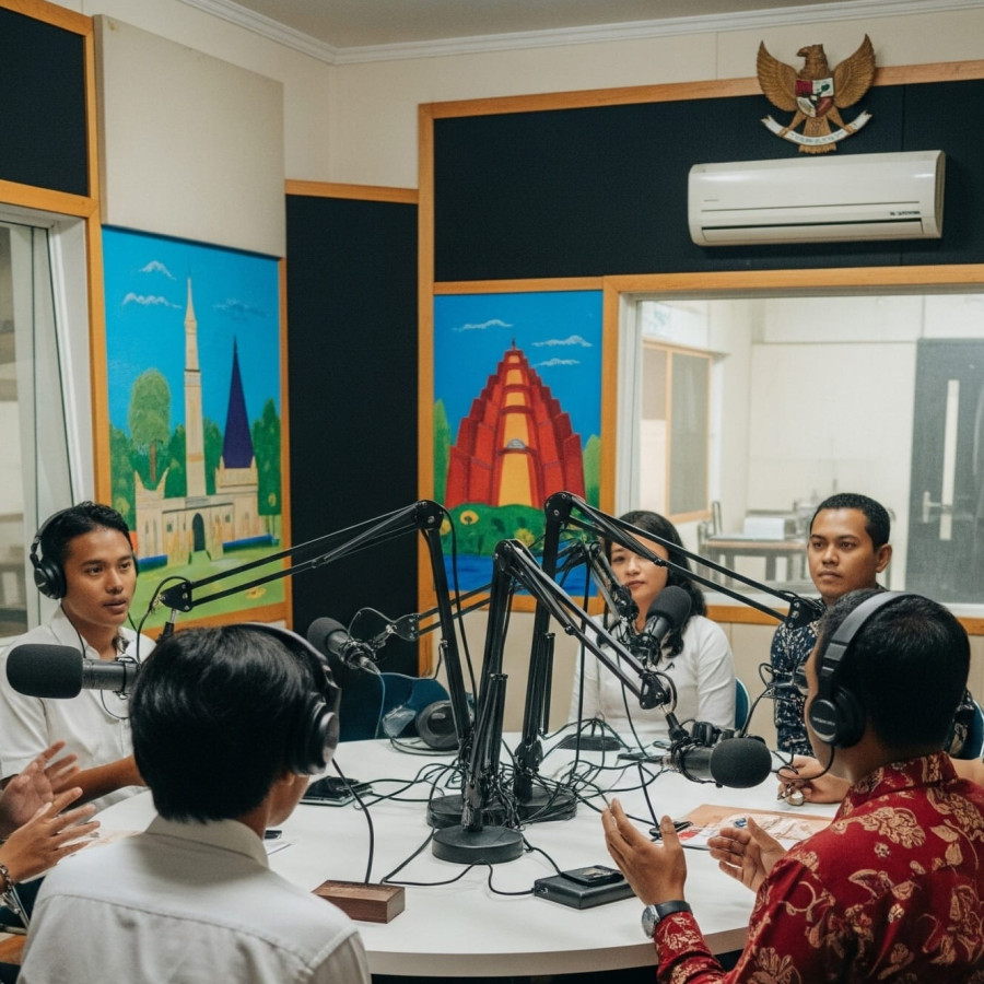 JASA KOMUNIKASI di RADIO ( Podcast/Ngode)