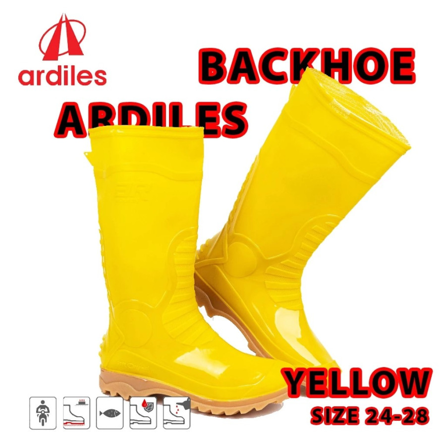 Sepatu boots karet