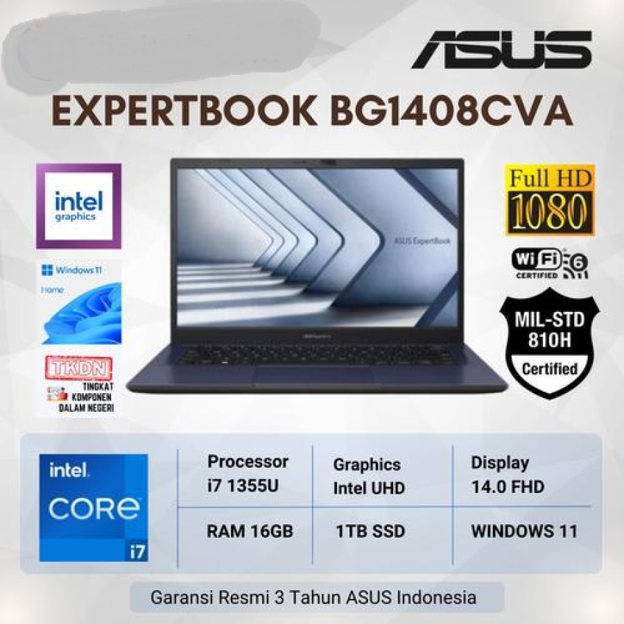ASUS ExpertBook BG1408CVA - EB7110W i7 1355U