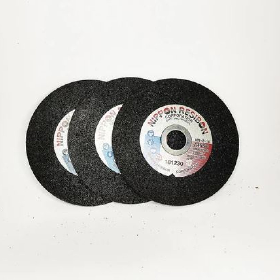 Batu Gerinda Nippon Resibon 4 inch x 2 mm - depan