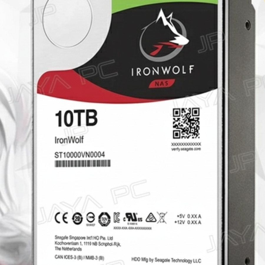 Paket HDD IronWolf 10TB dan Instalasi + Lisensi Proxmox