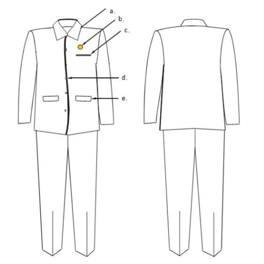 Pakaian Sipil Resmi - depan
