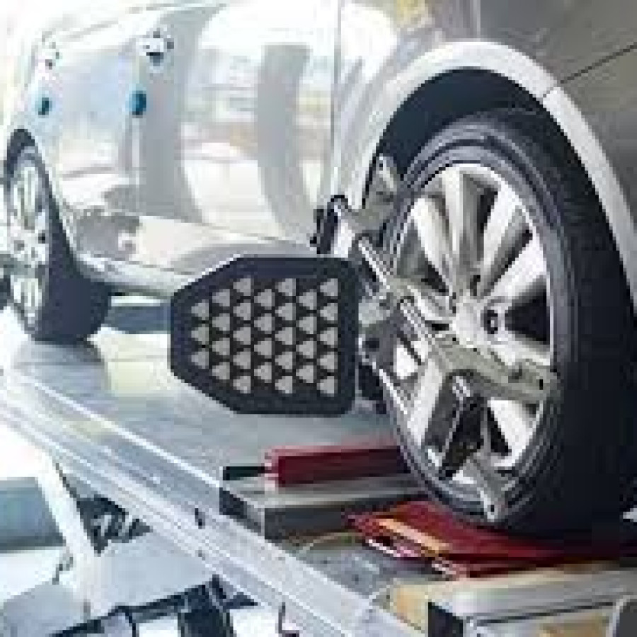 Spooring balancing roda depan-belakang avanza