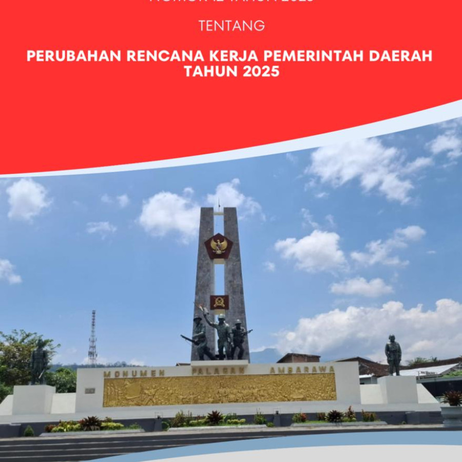 Cetak Buku PERBUP NOMOR 12 TAHUN 2025