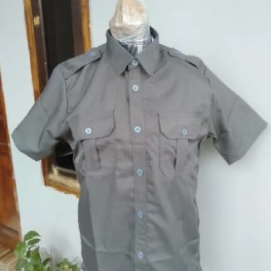 Baju Seragam Dinas Abu Abu - utama