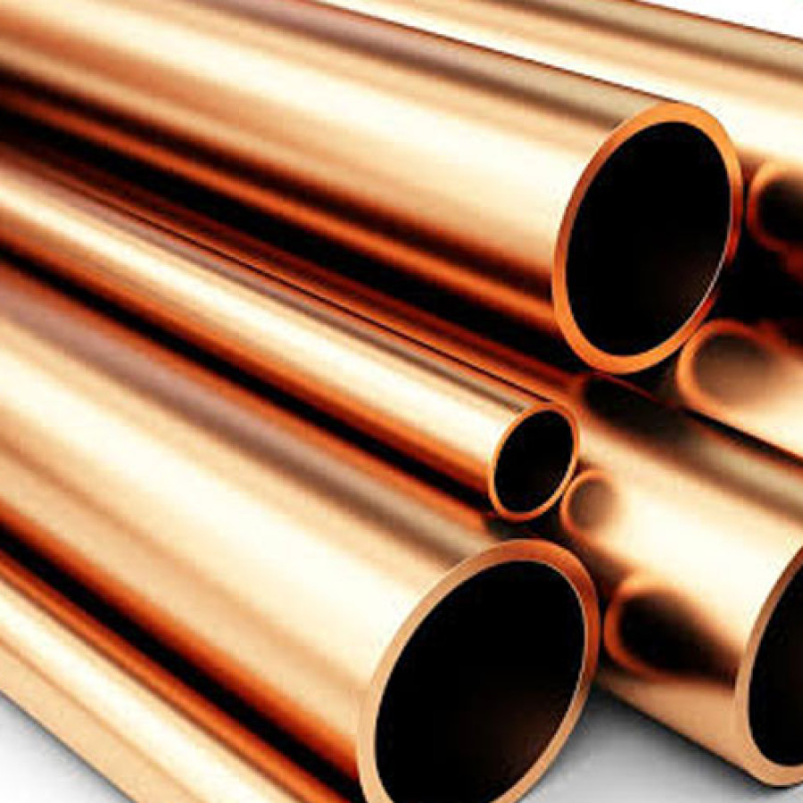 Pemasangan pipa Cooper Tube dia. 5/8 per m