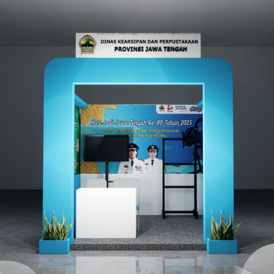 Dekorasi Stand 2 ( Hari Jadi Jawa Tengah ke-80 tahun 2025)