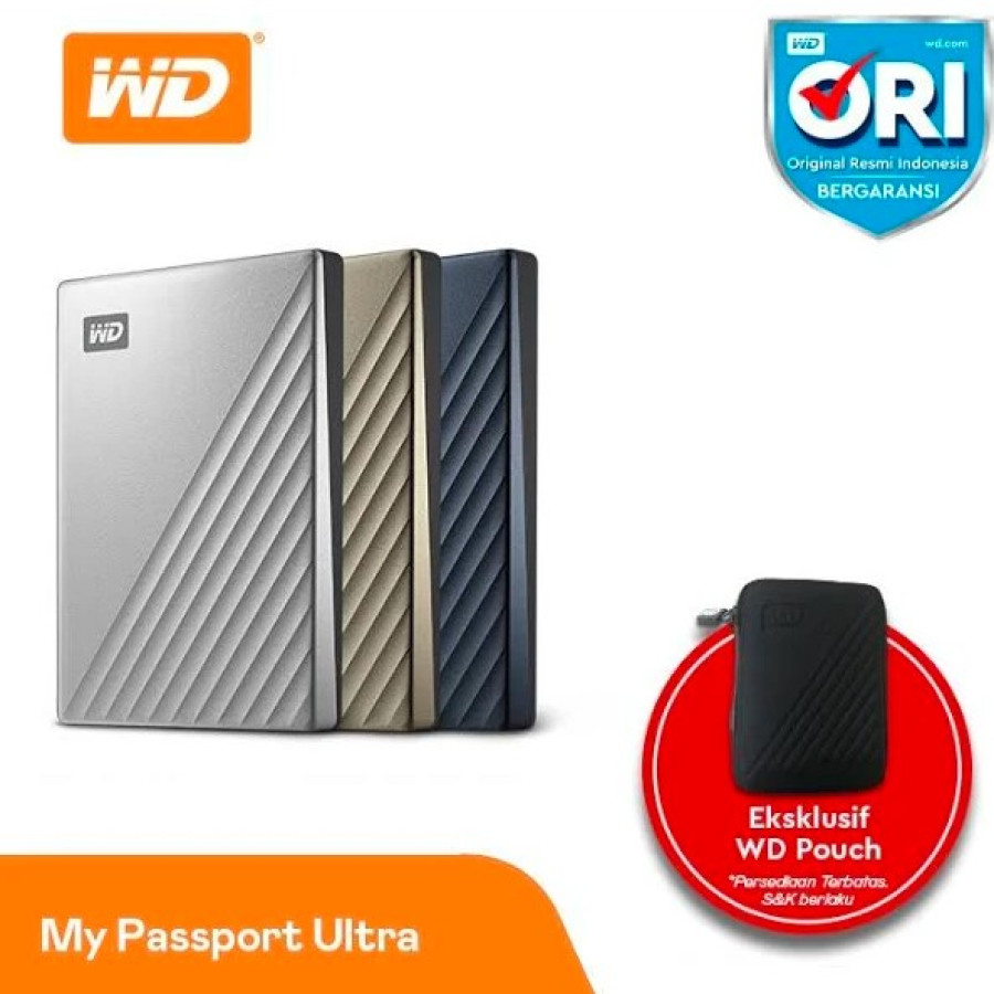 HARDDISK WD MY PASSPORT ULTRA 1TB