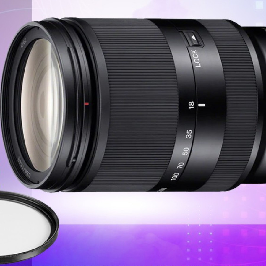 Lensa Kamera Sony Mirroless 18-200mm f/3.5-6.3 OSS LE Lens - utama