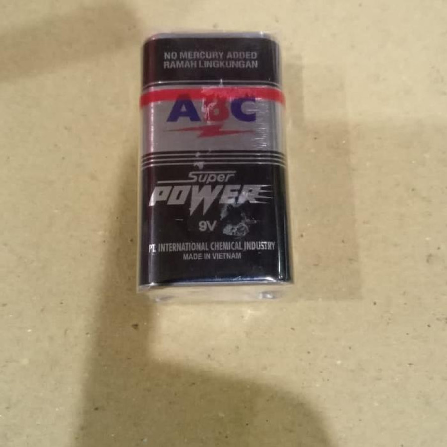 Baterai Kotak ABC 9V Super Power - detail