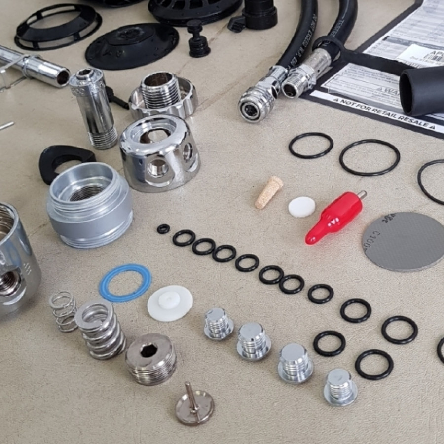 Penggantian Spare Part Regulator Set (Frist Stage, Second Stage & Dive Gauge)