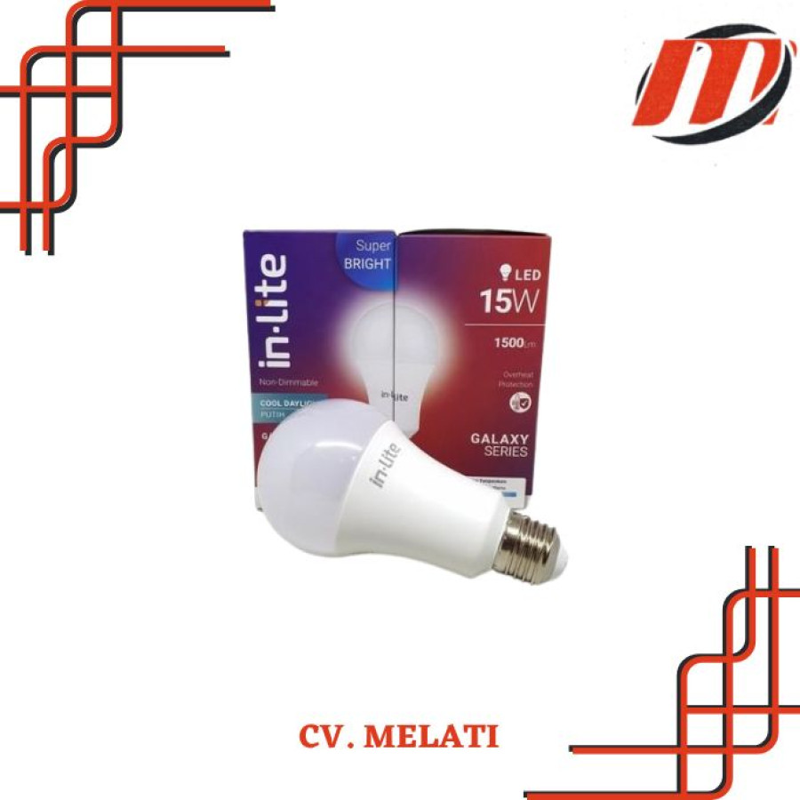In-Lite LED Bohlam Value 15 Watt