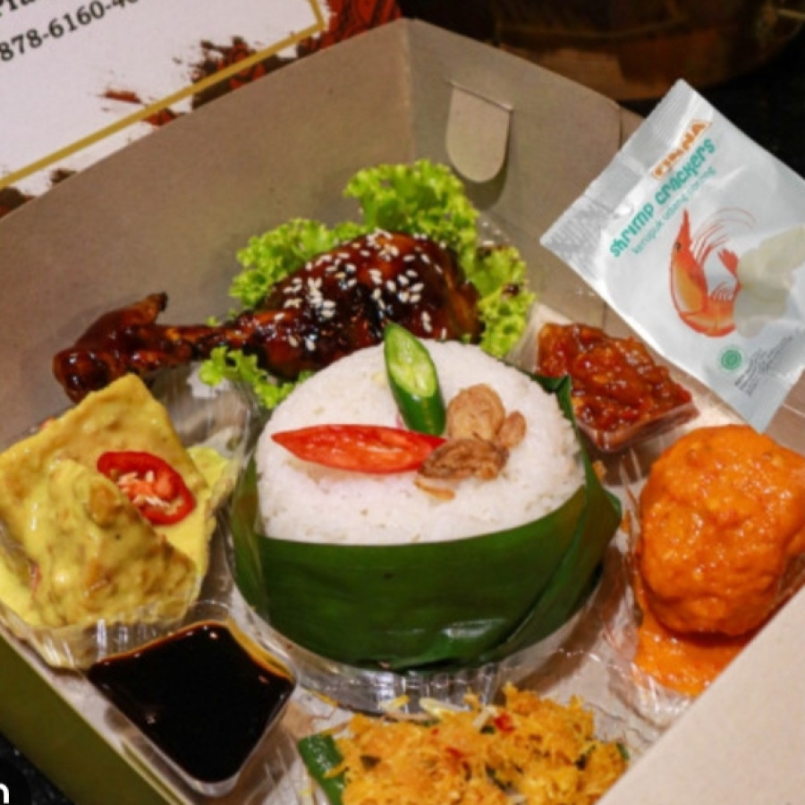 Nasi ayam bakar - utama