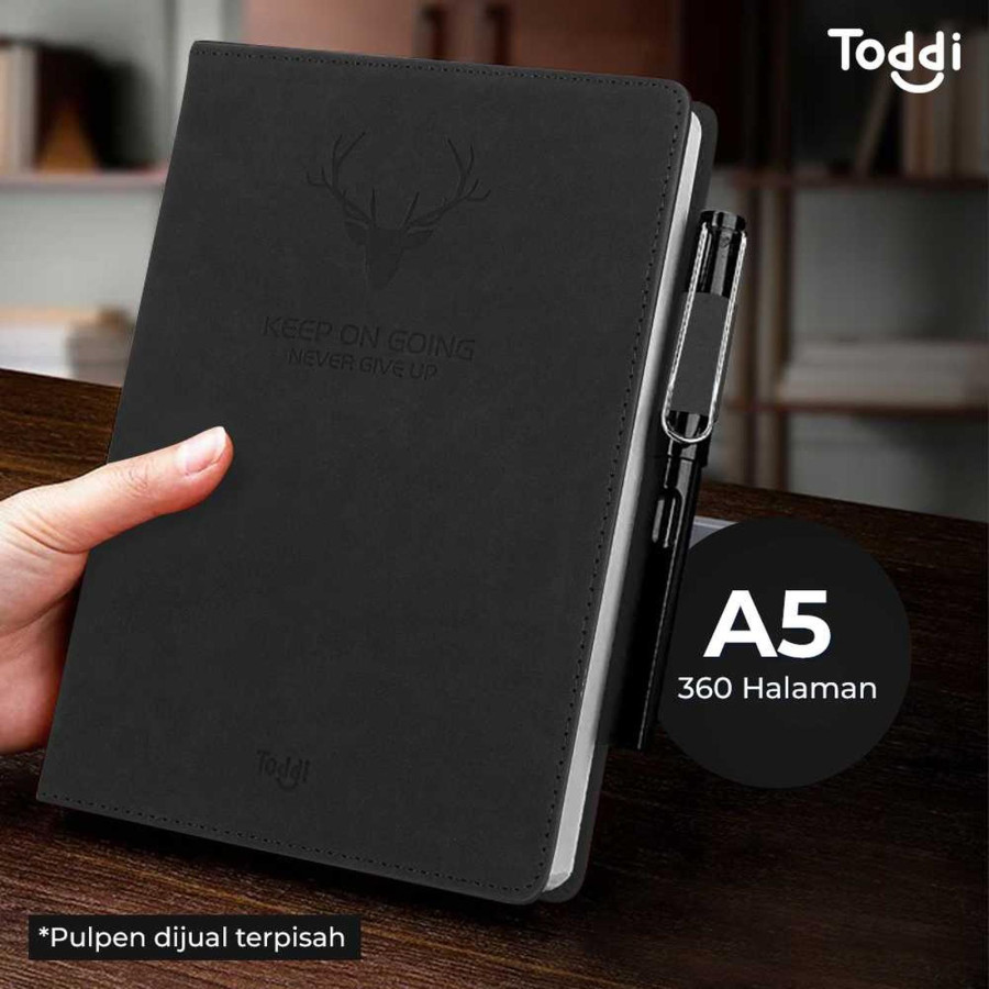 Buku Catatan Lerja A5 Cover Kulit Sintetis
