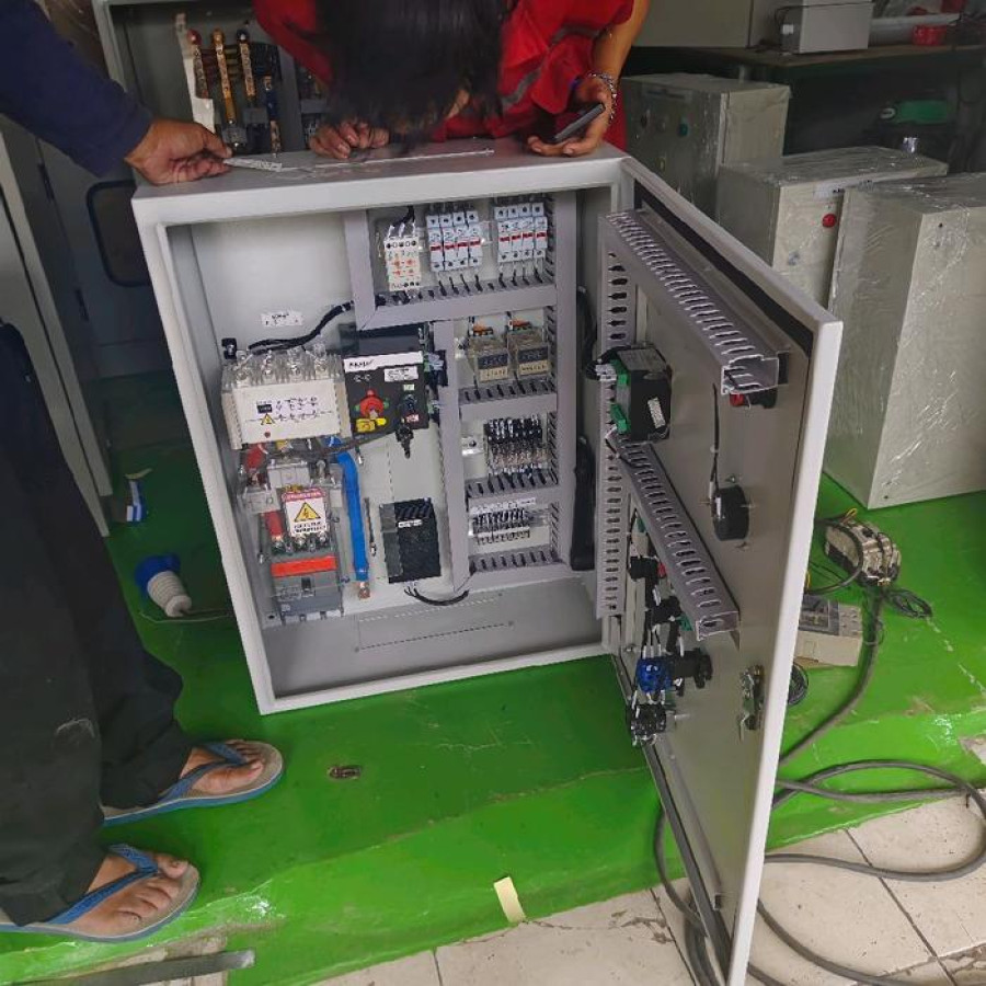 PANEL ATS 80 KVA + PEMASANGAN - samping