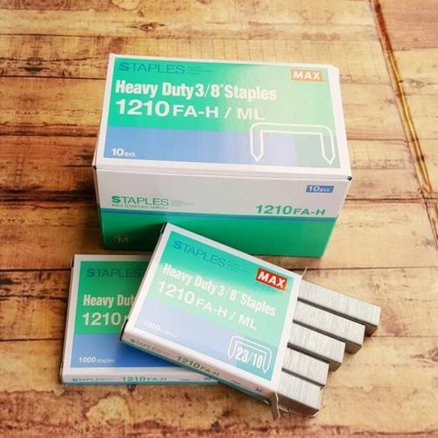 Isi Staples Max Heavy Duty Staplers 1210 FA-H (23/10) (1 Pak Isi 1000 Staples)