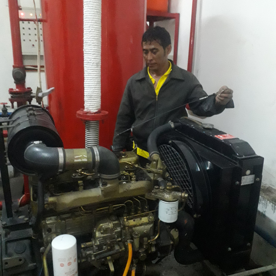 PERBAIKAN INSTALASI HYDRANT DAN SERVICE MESIN DIESEL PUMP 58 PK - utama