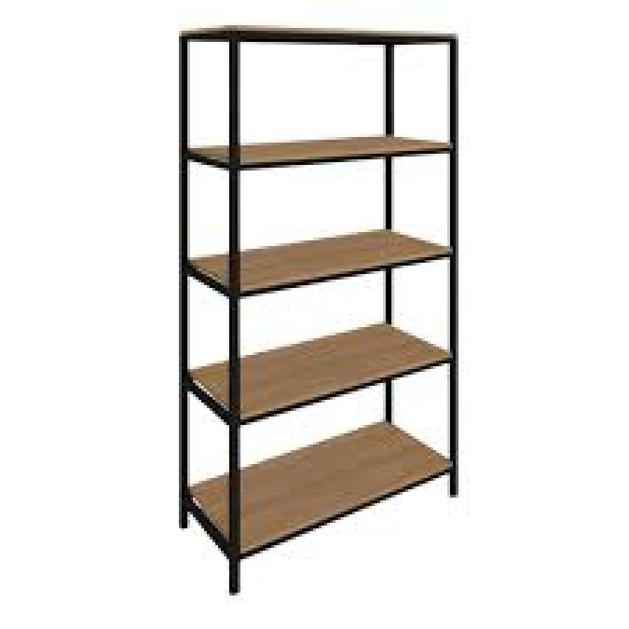 Rak Display Rangka Besi dan Kayu Tinggi 160 cm