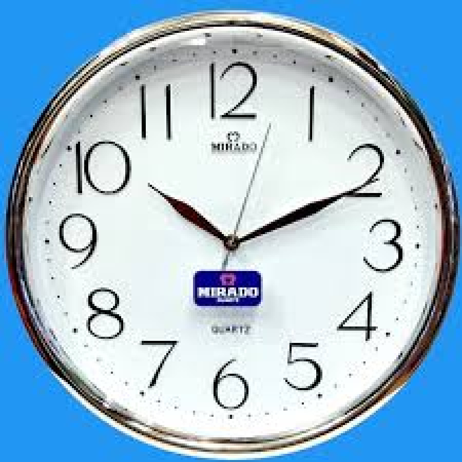 jam dinding mirado putih