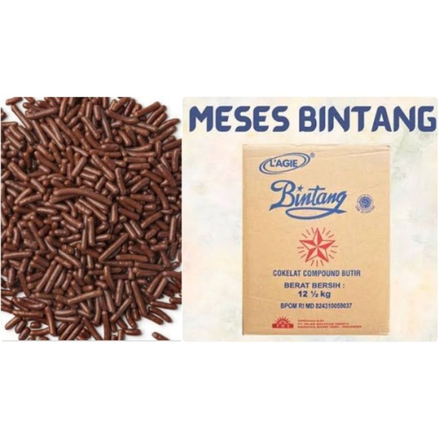 Meses Coklat Bintang 1 kg - samping