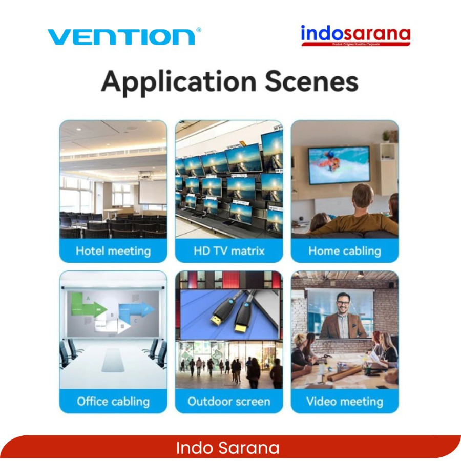 Vention AAC Kabel HDMI 3 Meter 3D UHD 4K 60Hz 30Hz 1080P PVC Material - AAC - detail