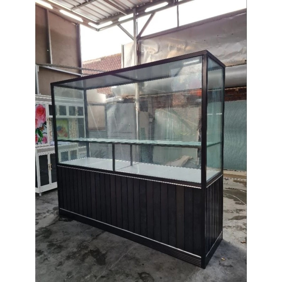 RAK ETALASE CUSTOM - samping