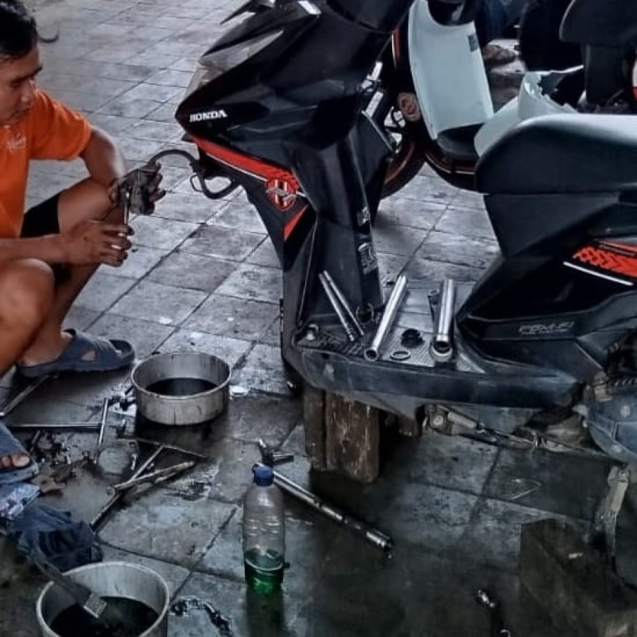 paket service lengkap - depan