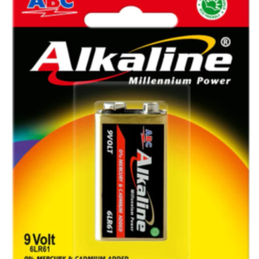 Baterey 9 Volt Alkaline