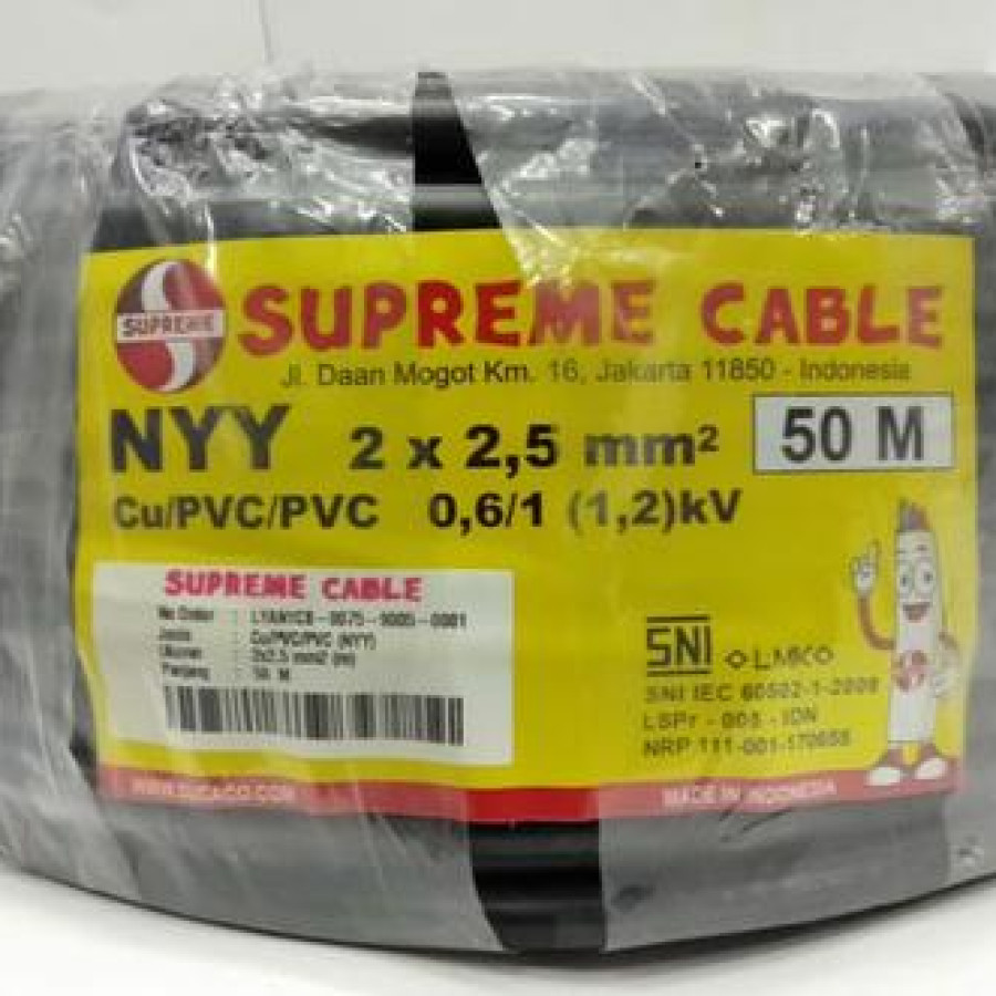 Kabel NYY 2 x 2,5 mm - detail