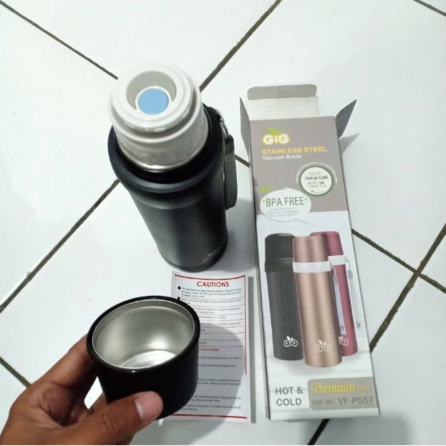 Tumbler panas dingin GIG Premium - samping