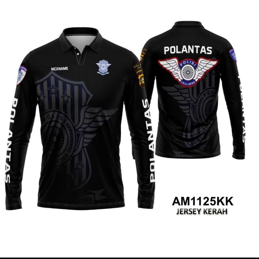 CUSTOM JERSEY LAPANGAN POLSUS/INSTANSI/TNI-POLRI/PASKIRBRAKA - depan