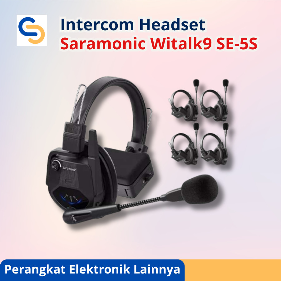 Intercom Headset Saramonic WiTalk9 SE-5S