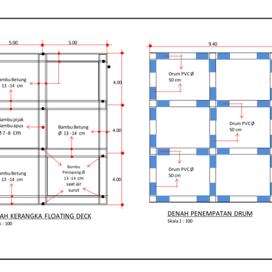 FLOATING DECK (DEK APUNG) - utama