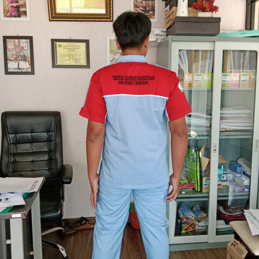 SERAGAM WEARPACK / SERAGAM KERJA SISWA SMK - utama