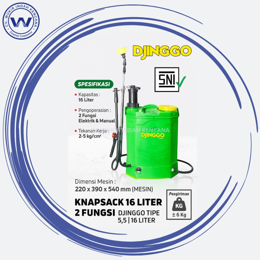 Knapsack 16 Liter Djinggo 5.5