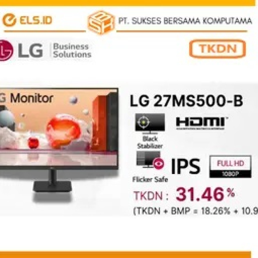 LED Monitor 27 inch LG 27MS500-B