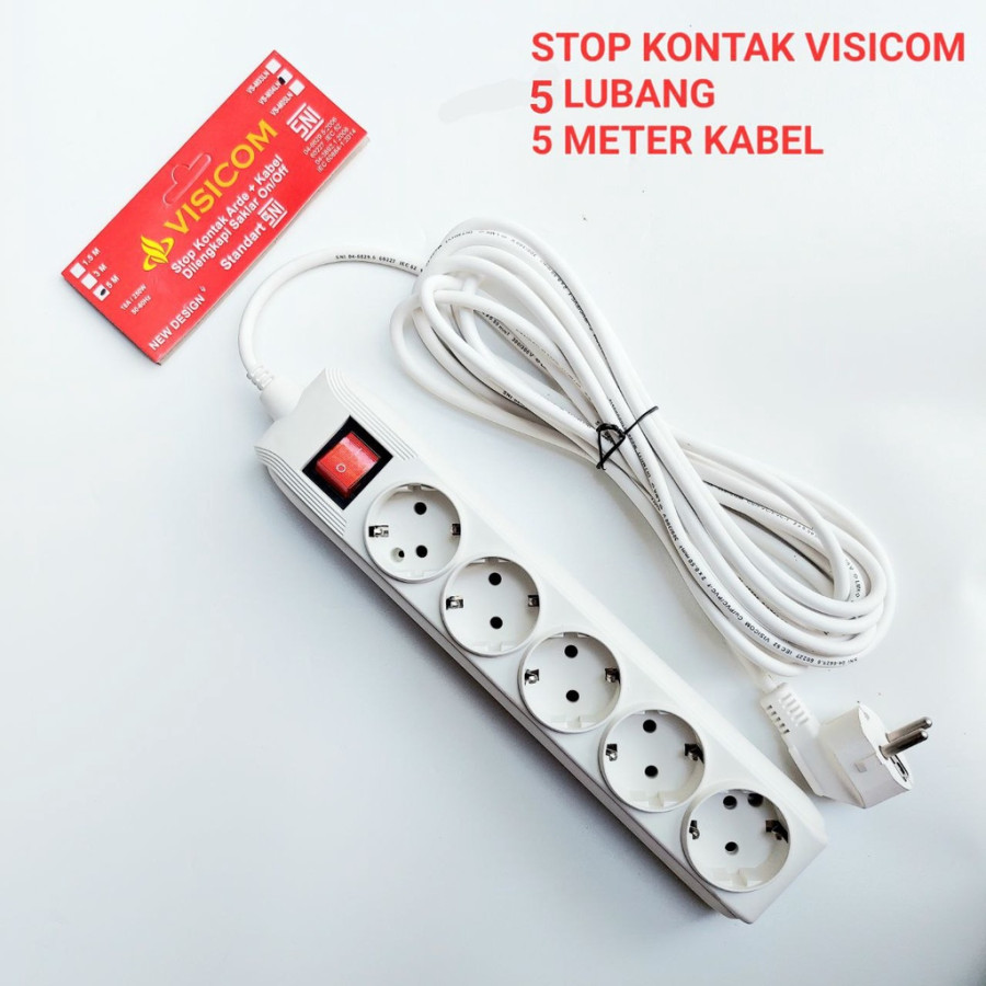 Kabel Roll 5 Meter, 4 Terminal Visicom