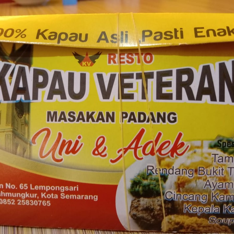 Bungkus nasi cincang sapi - depan