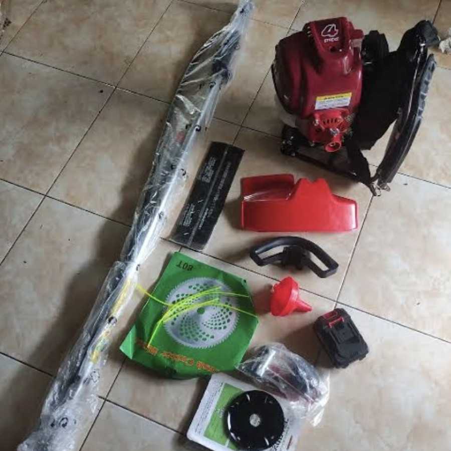 Jasa service mesin potong rumput - samping