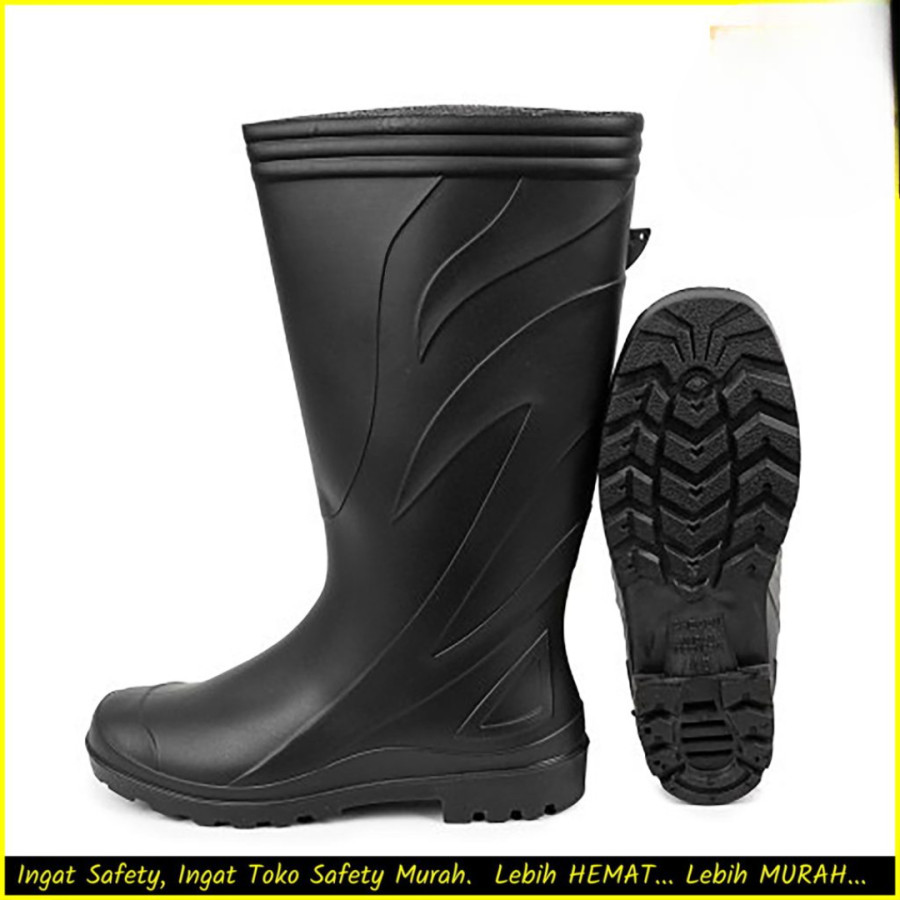 Sepatu Boot safety anti slip - depan