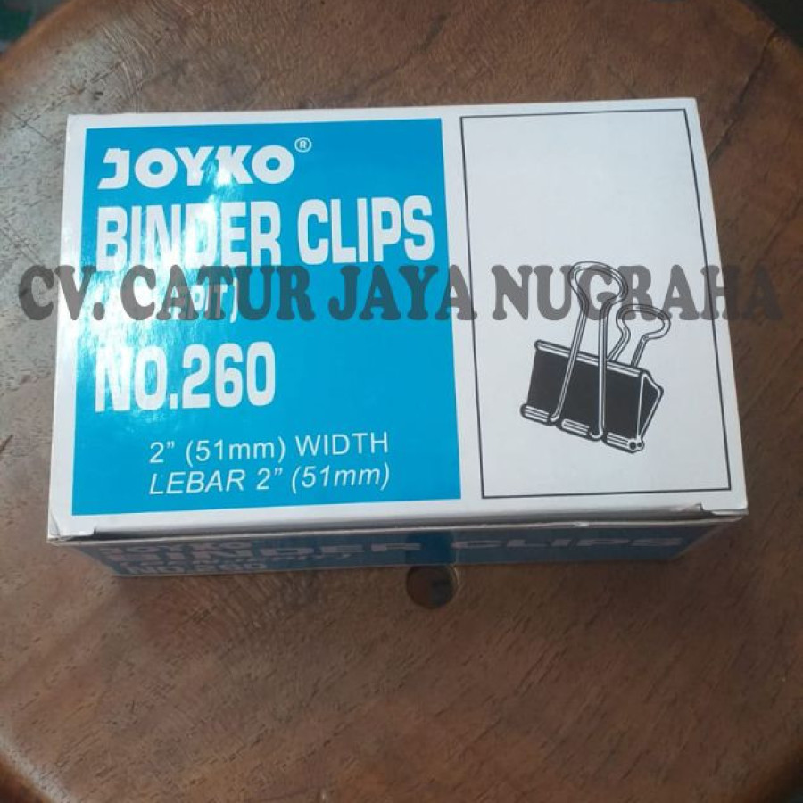 Binder Clip No.260 isi 12 pcs Joyko