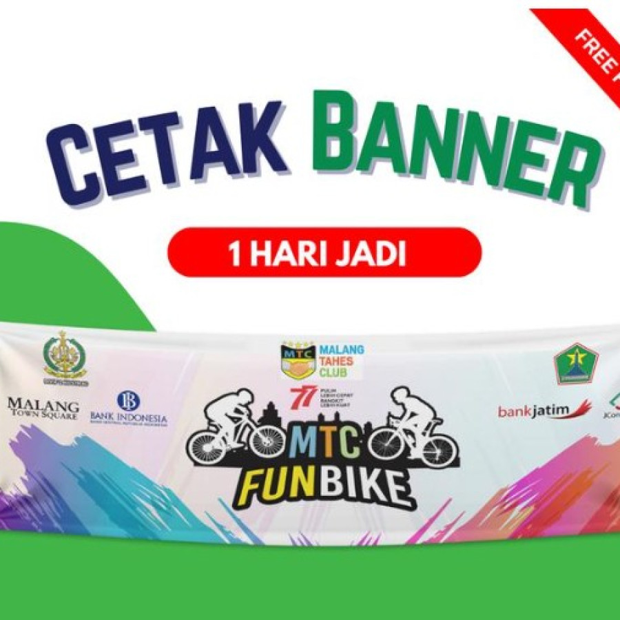 Cetak Banner  FREE FINISHING DAN FREE CUSTOM