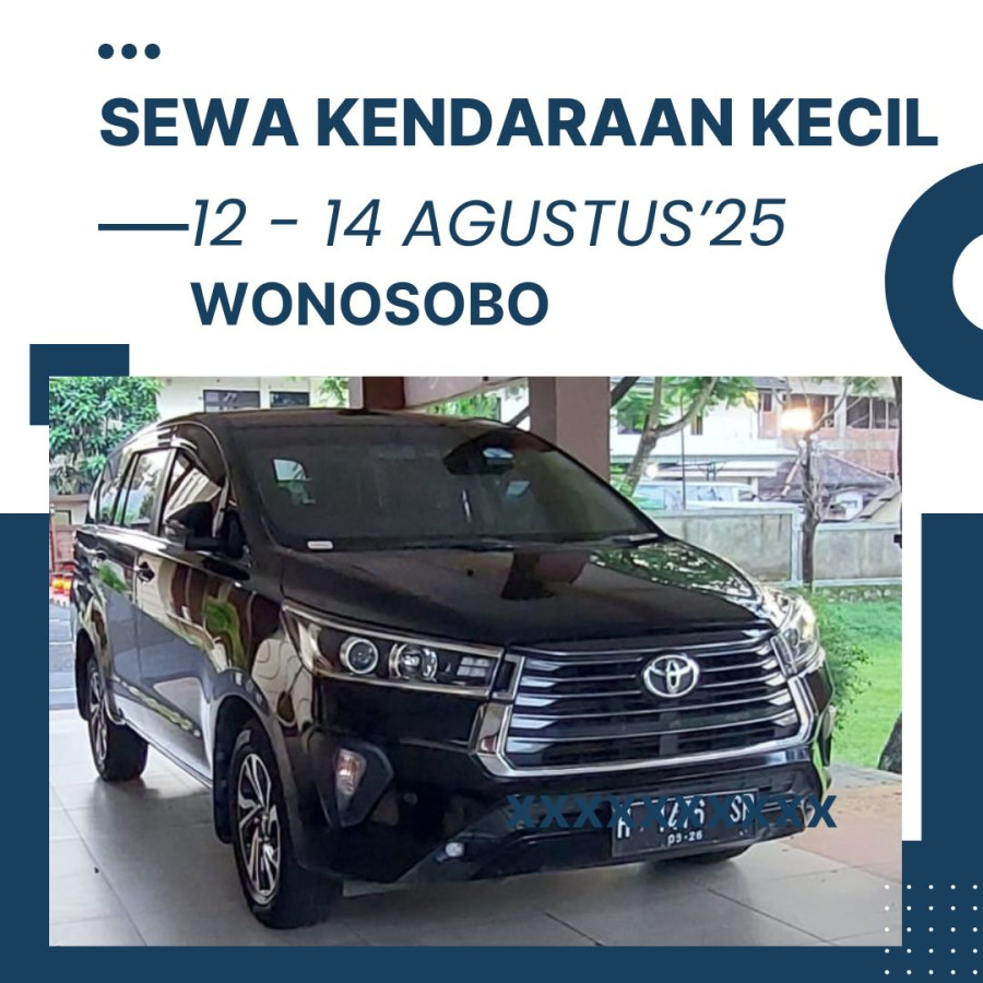 SEWA KENDARAAN KECIL KE WONOSOBO