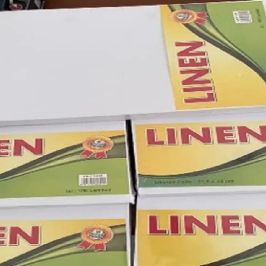 Kertas Sertifikat Linen