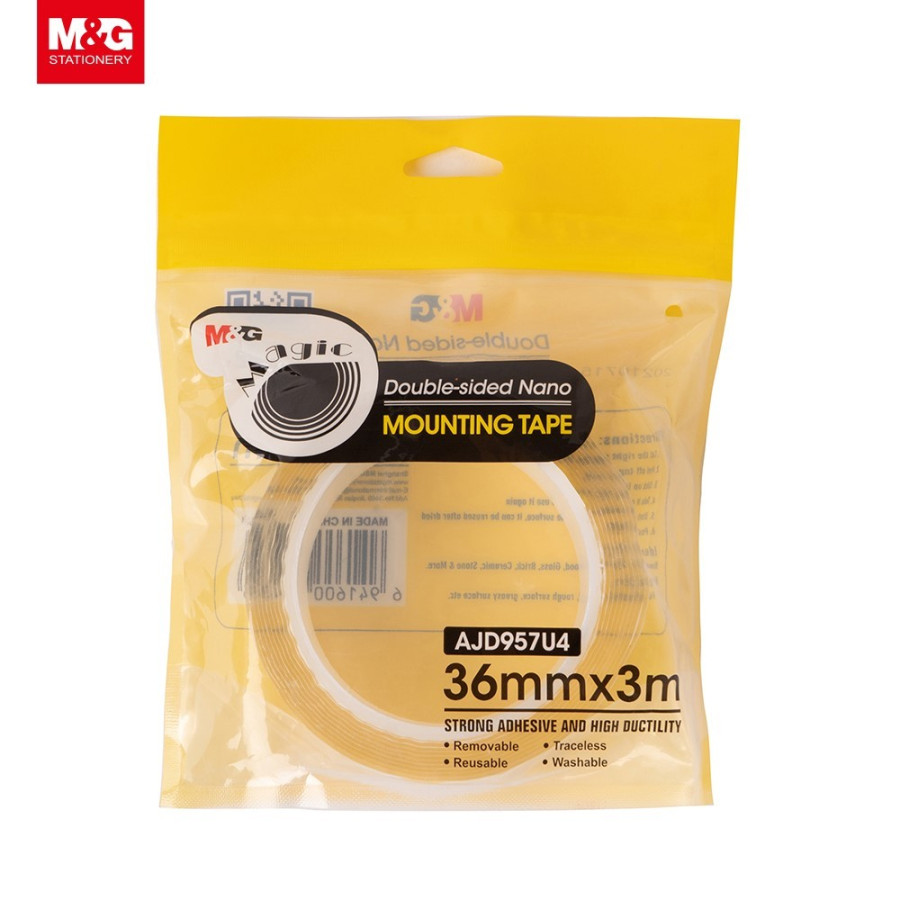 Double Tape Nano Transparent Merk M&G 36mm - utama