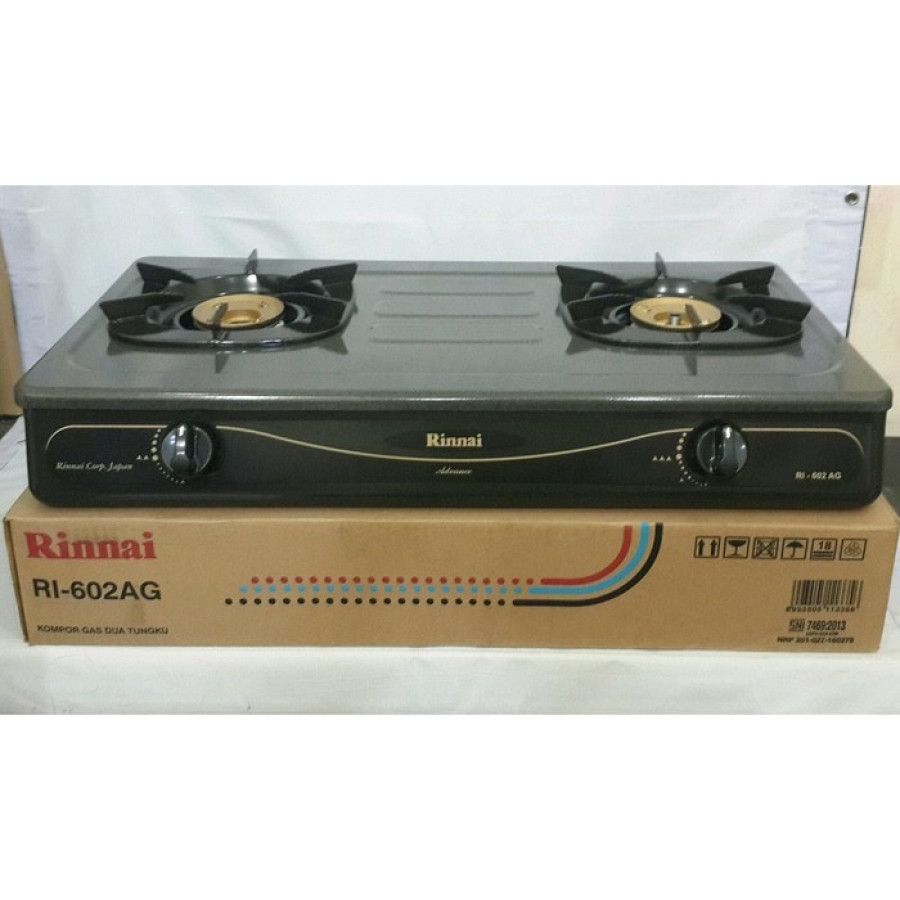 Kompor Rinnai 2 Tungku tipe RI 602 BGX