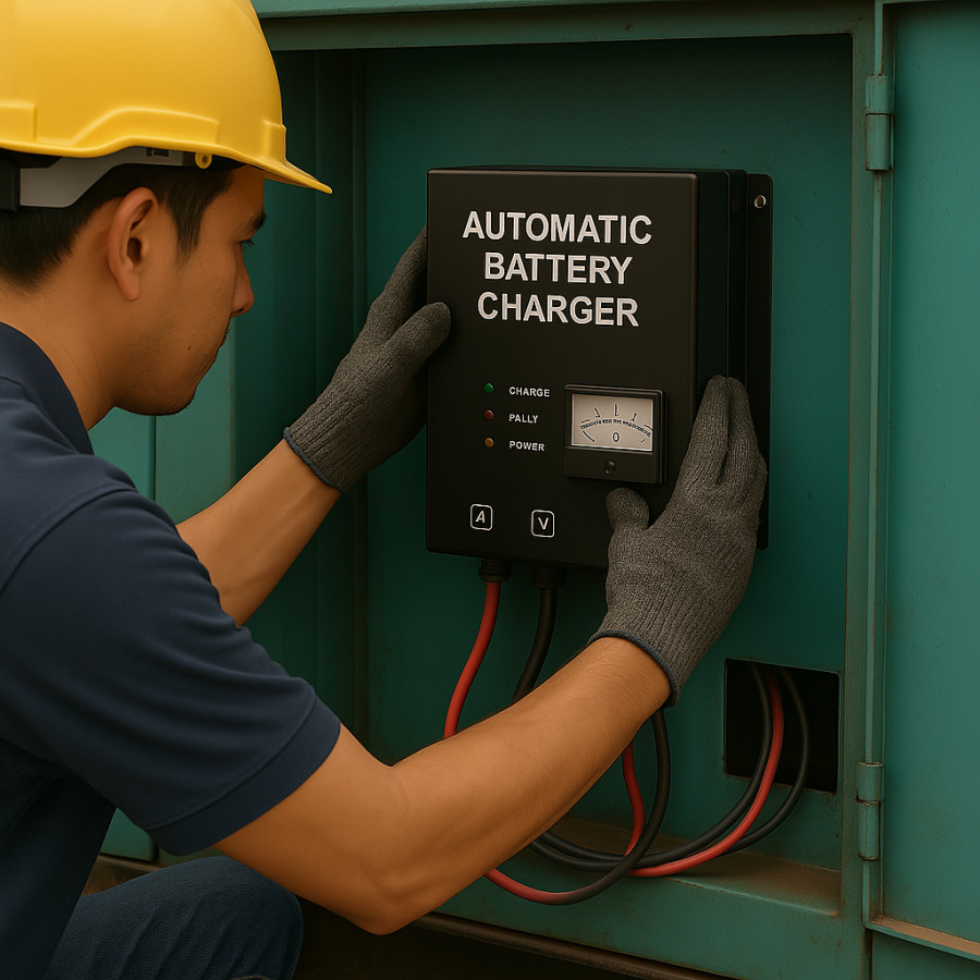 Penggantian atau Instalasi Autocharger Genset
