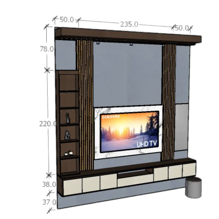 Backdrop TV - depan