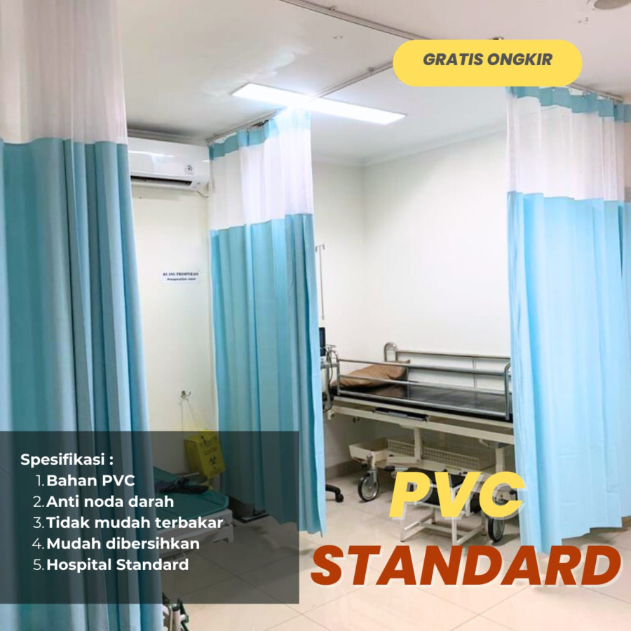 Gorden PVC 2.7M x 2.5M Standard Rumah Sakit & Klinik - utama