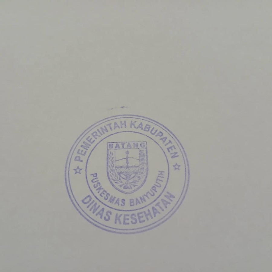 Stempel Nama Bulat Custom – Otomatis & Bisa Refill Tinta - samping